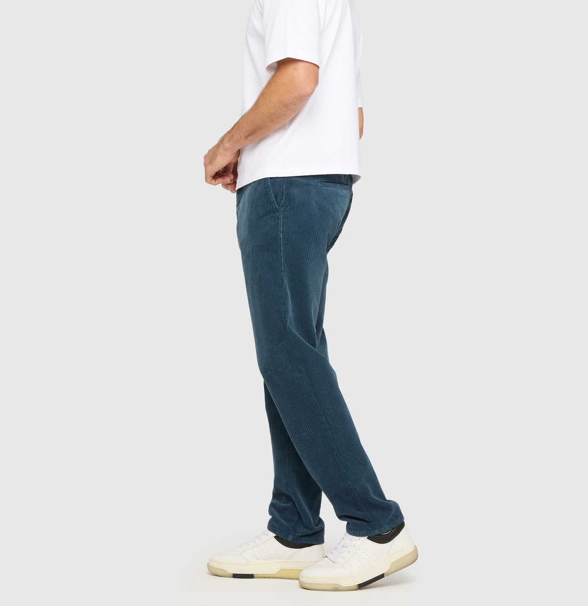 Pedro cord in Petrol Blue by Mac Jeans