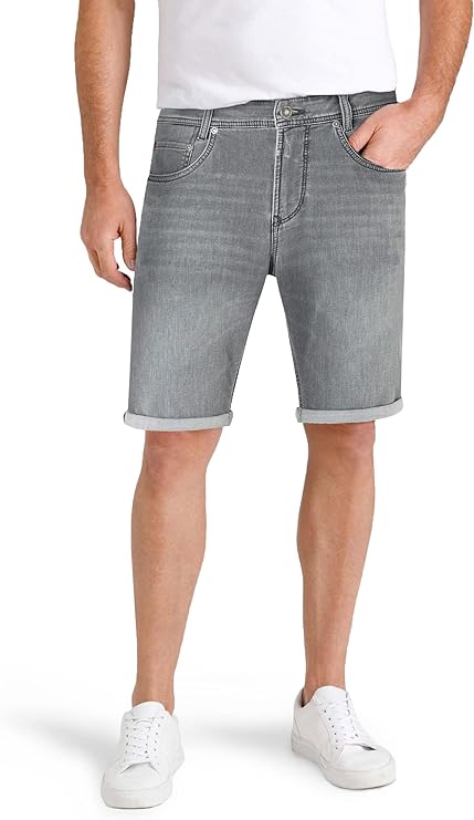 Jog 'n jean bermuda in Grey by MAC JEANS