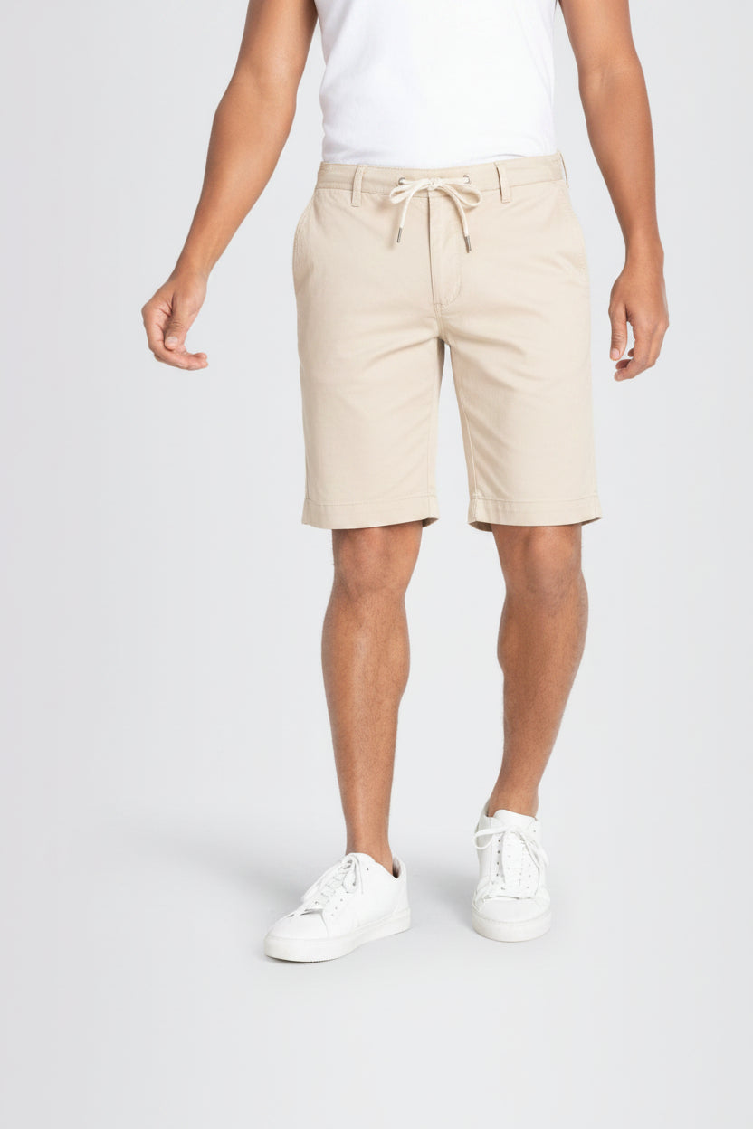 Jog'n short in Smoothly Beige by MAC Jeans