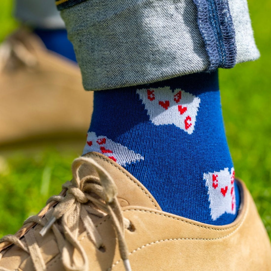 Playing Cards socks by Swole Panda