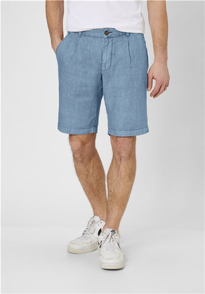 Linen shorts in sky by S4