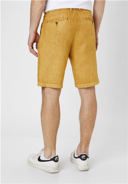 Linen shorts in corn by S4