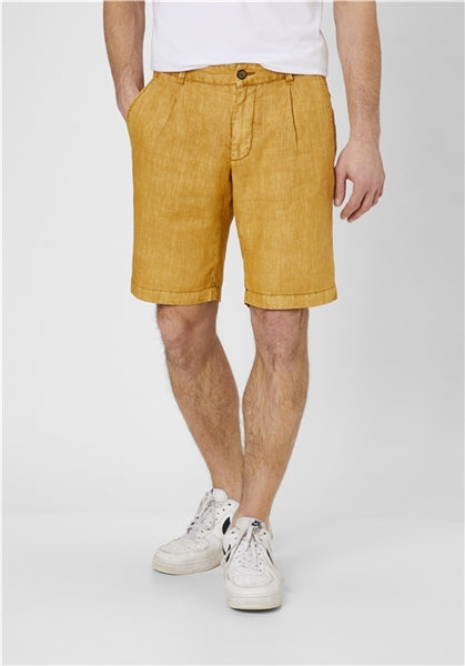Linen shorts in corn by S4