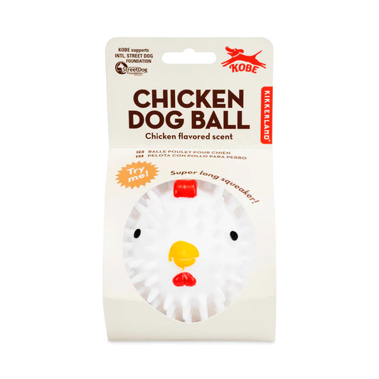 Chicken Scented Dog Ball by Kikkerland