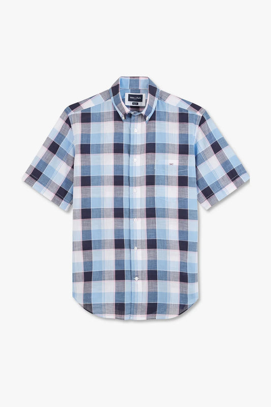Check shirt in Blueberry by Eden Park
