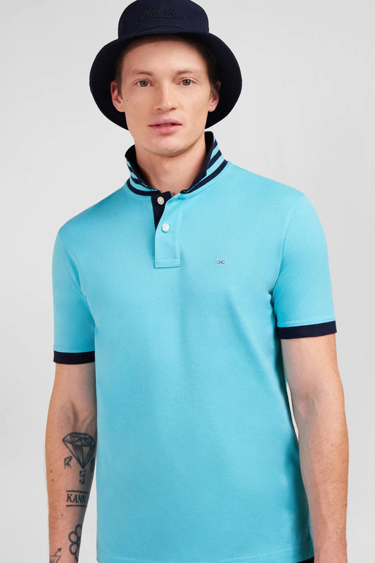 Pima polo in Turquoise by Eden Park
