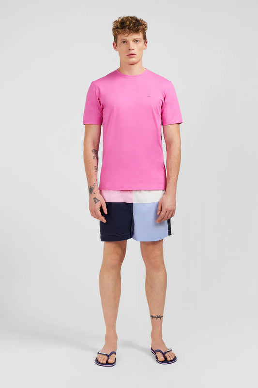 Pima cotton t-shirt in pink by Eden Park