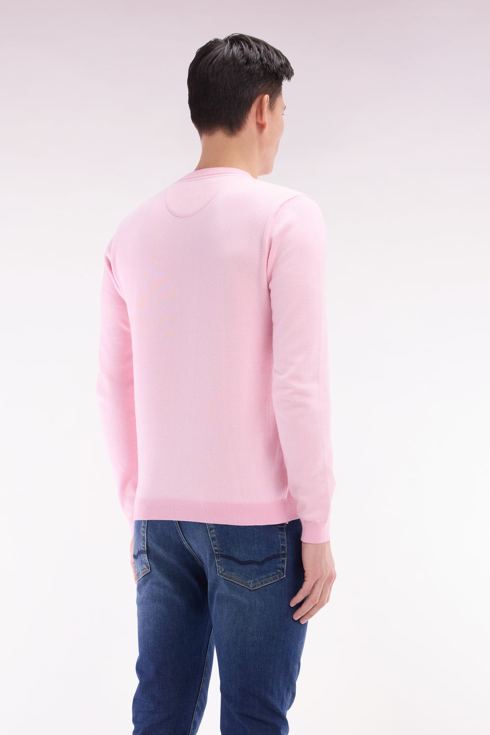 Lightweight knit in baby pink by Eden Park