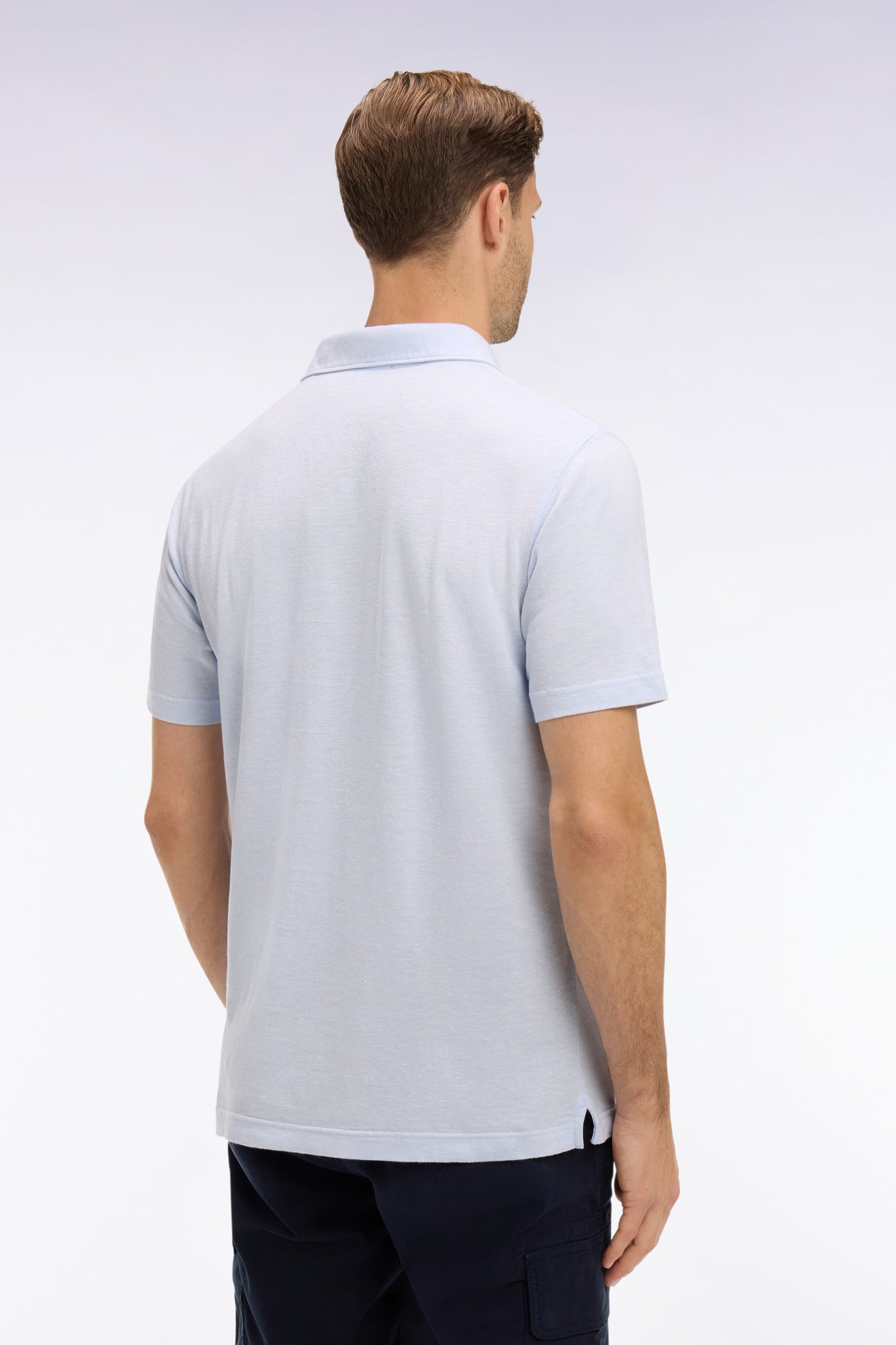 Oxford Polo in Sky Blue by Eden Park