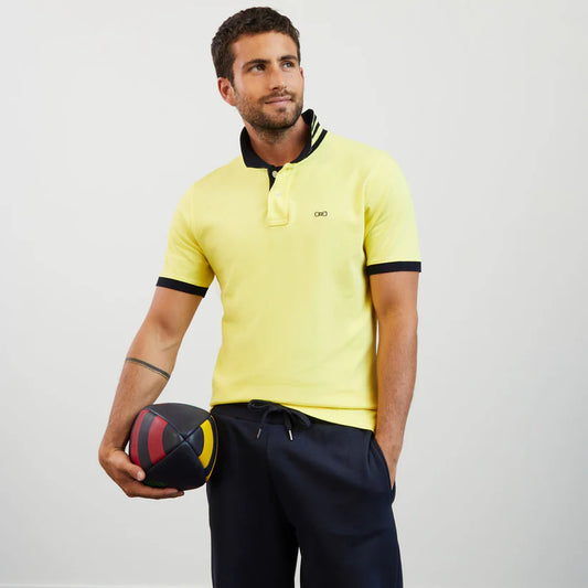 Bright yellow polo by Eden Park