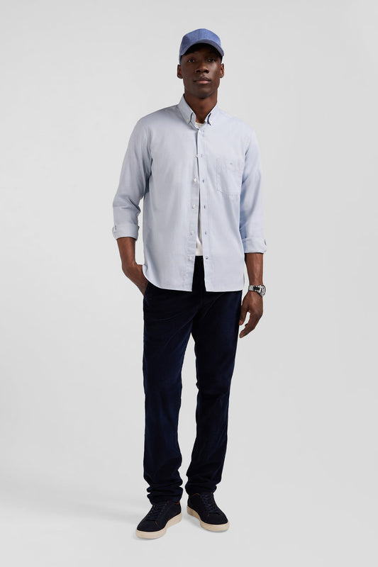 Twill shirt in blue by Eden Park