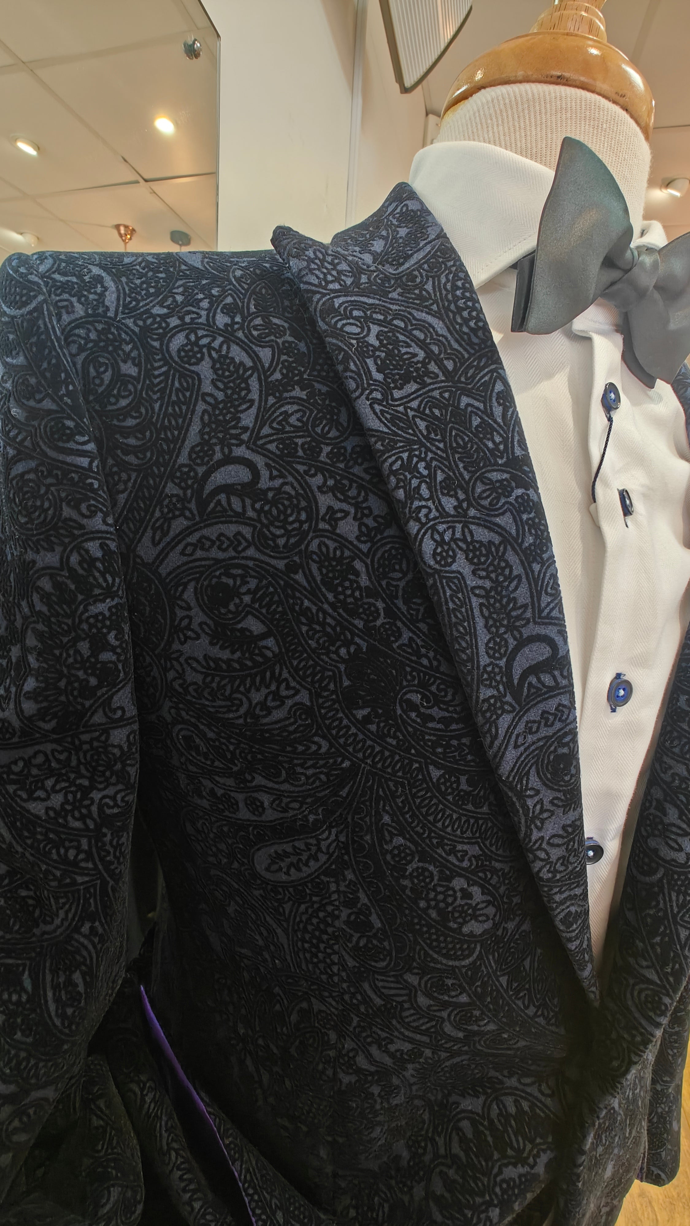 Wool jacquard by Torre for Mazzelli