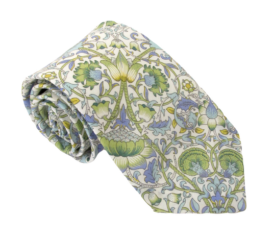 Lodden in Green Liberty fabric tie by Van Buck