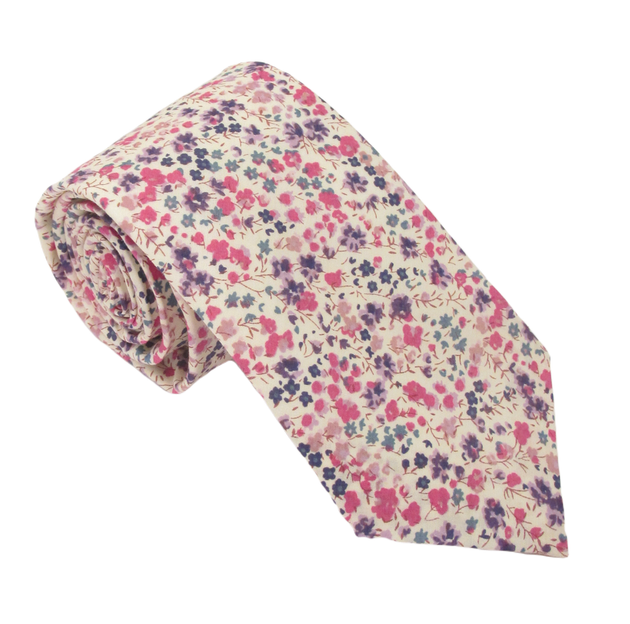 Phoebe Liberty fabric tie by Van Buck