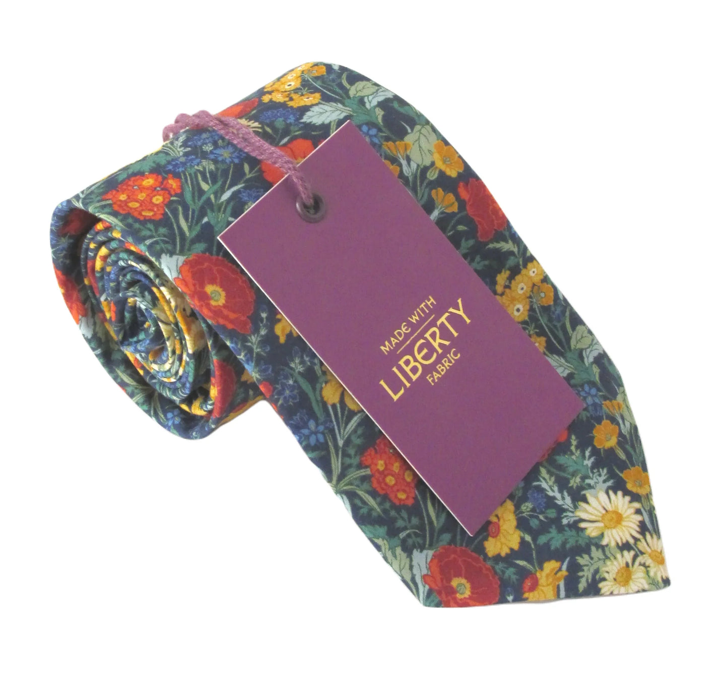 Florence May Liberty fabric tie by Van Buck
