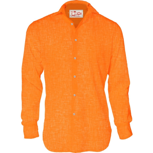 Fluo orange shirt by MC2 Saint Barth