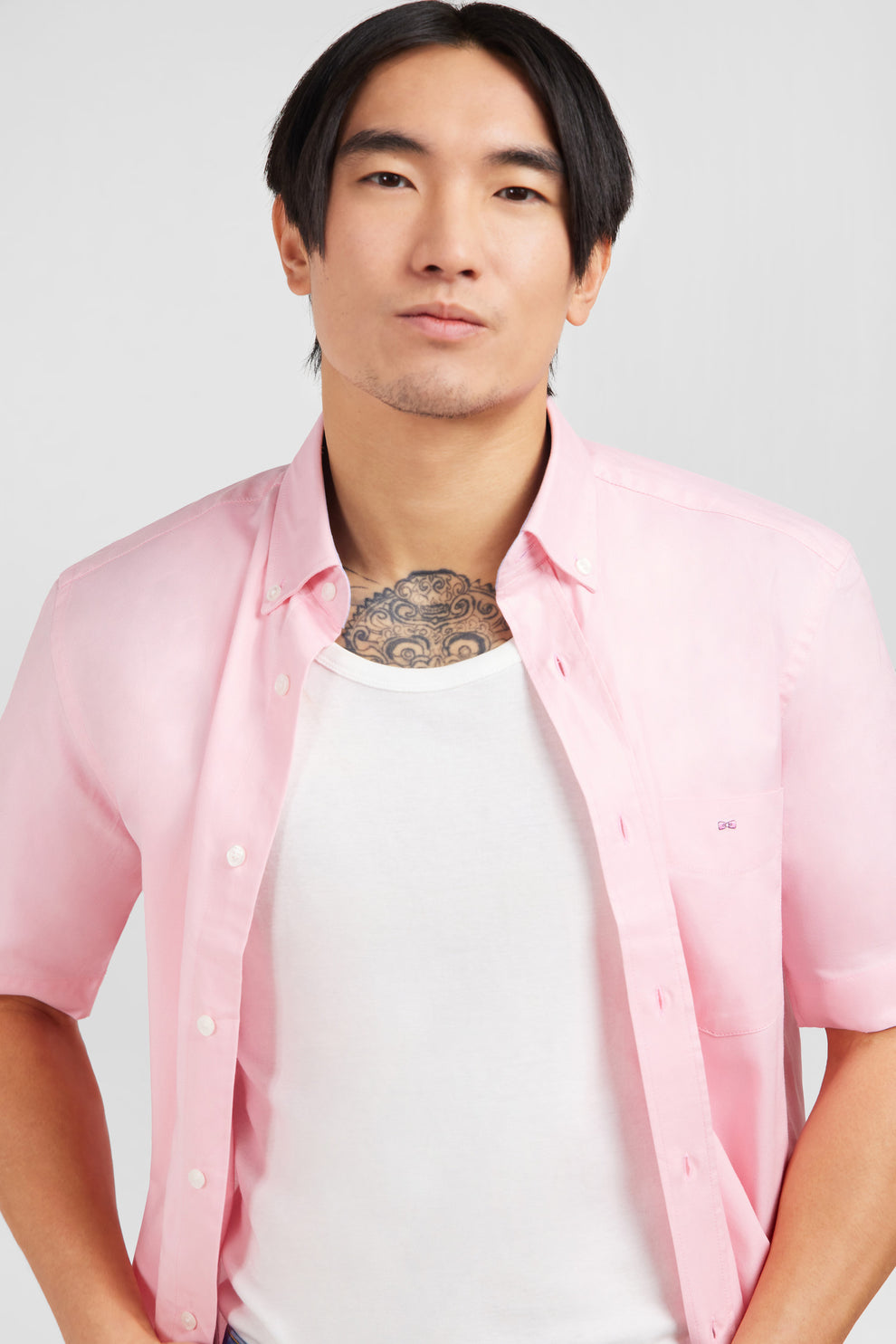 Pink short sleeve shirt by Eden Park