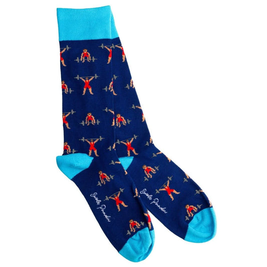 Weight Lifter socks by Swole Panda
