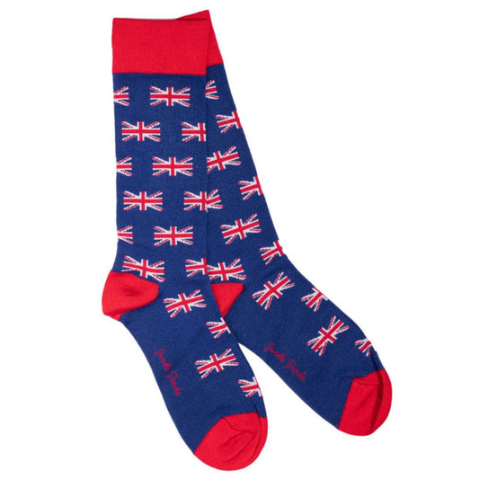 Union Jack socks by Swole Panda