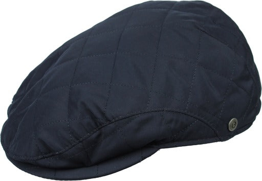Quilted windproof cap in navy by Bugatti