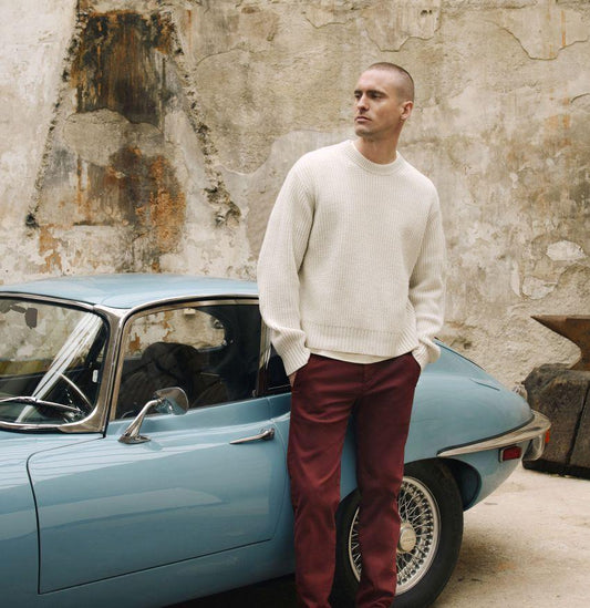 Driver Pants in Burgundy by MAC