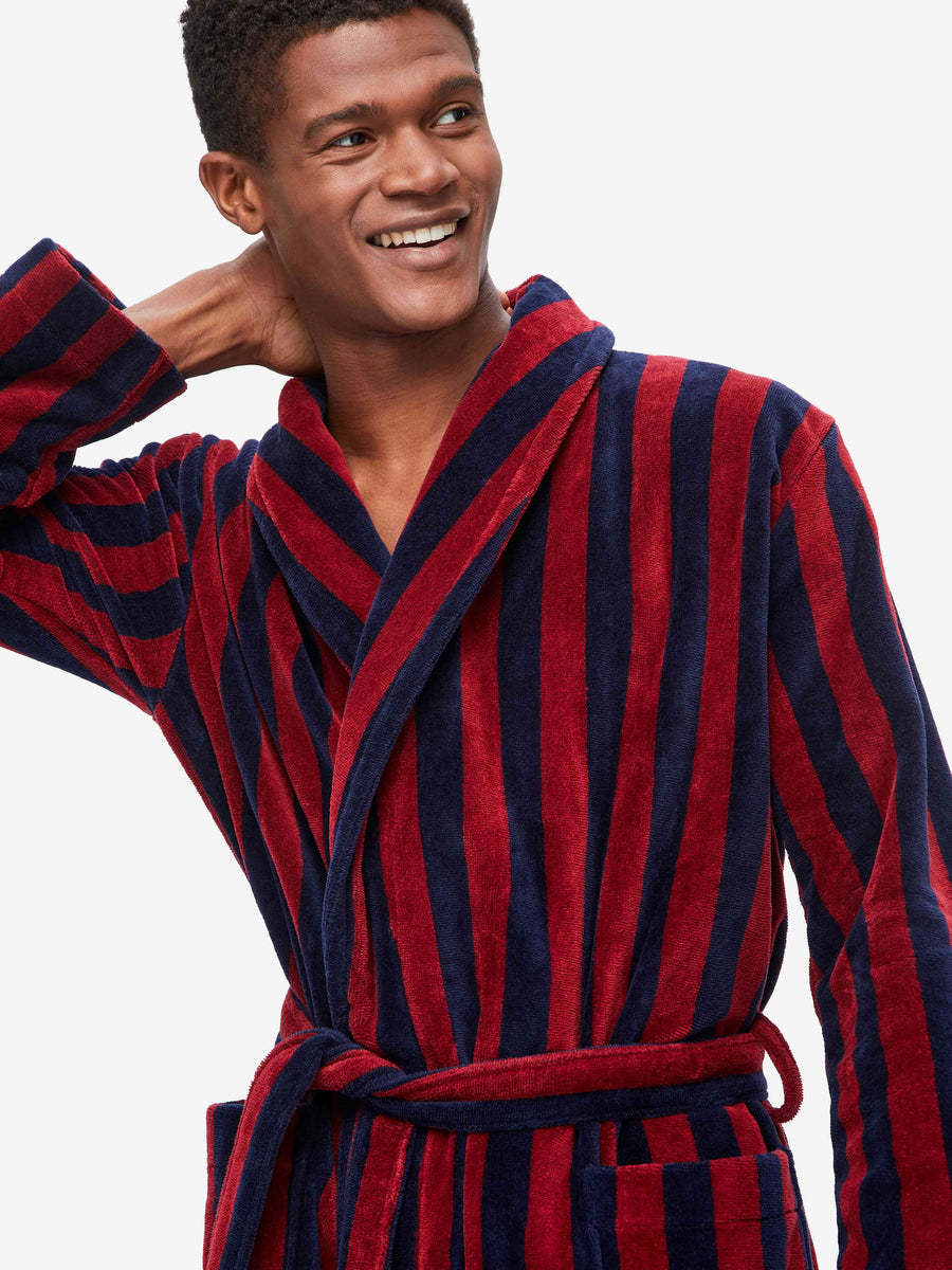 Aston in red and navy by Derek Rose