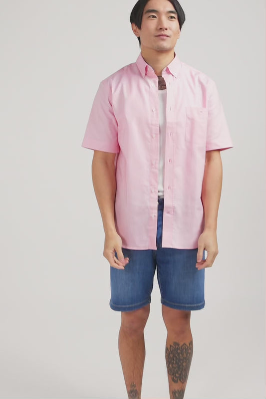 Pink short sleeve shirt by Eden Park