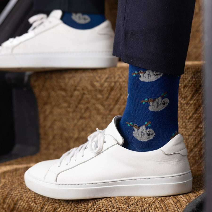 Sloth Bamboo Socks by Swole Panda