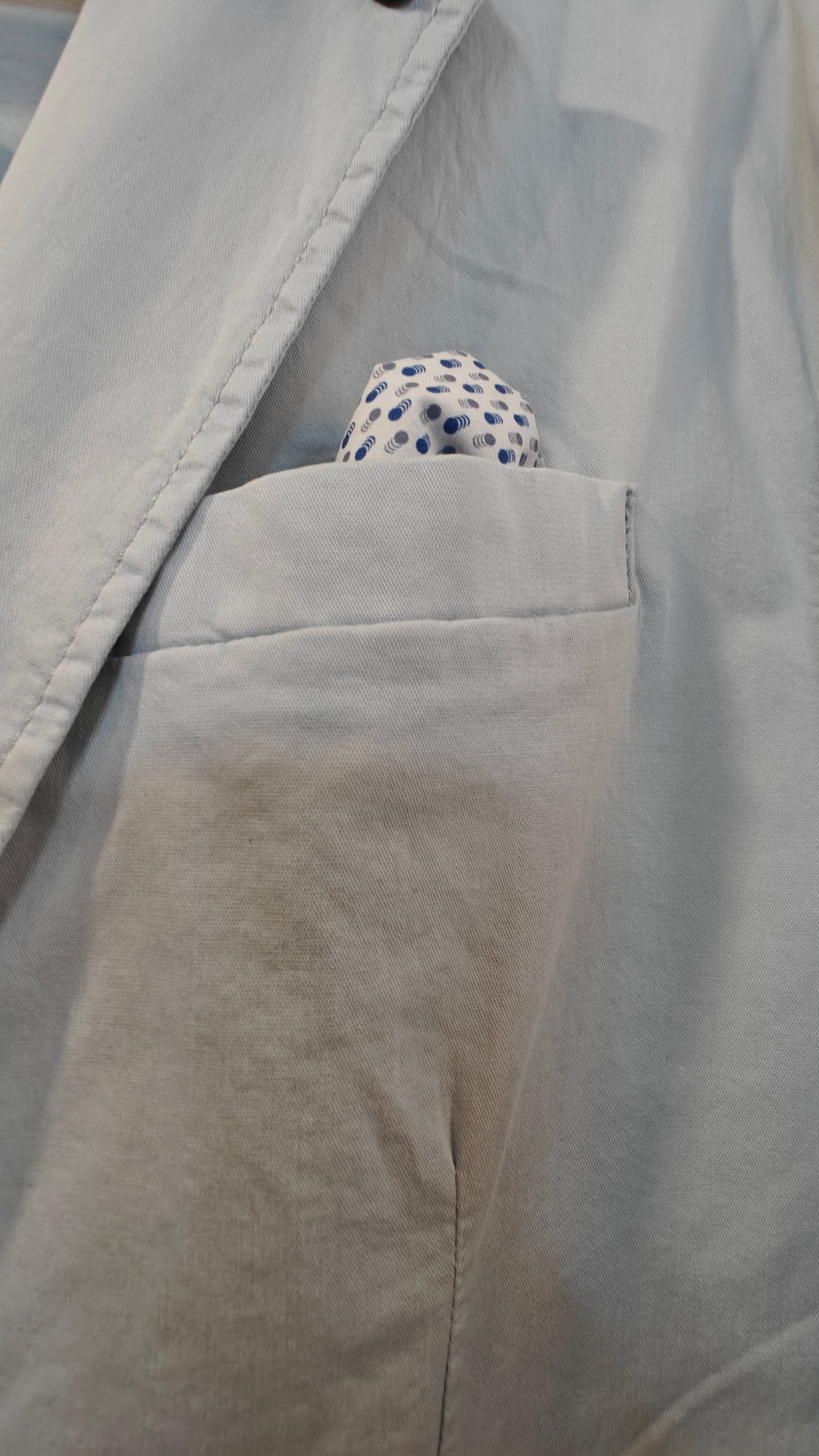 Casual shacket in powder blue by S4