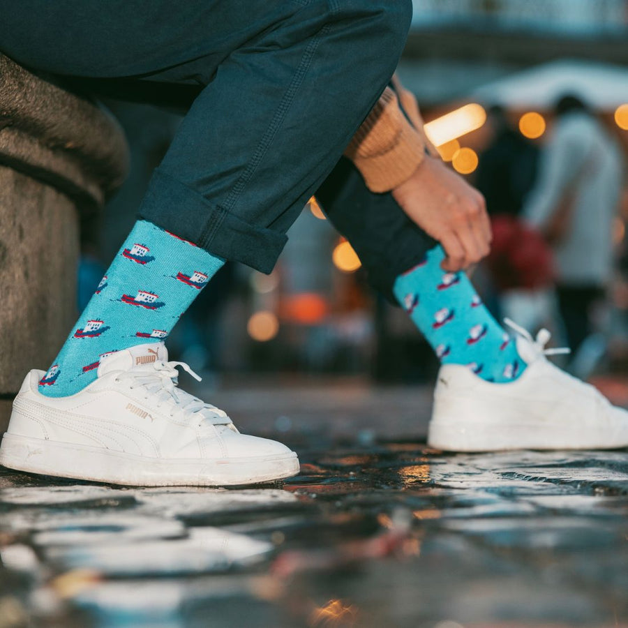 Motor boat socks by Swole Panda