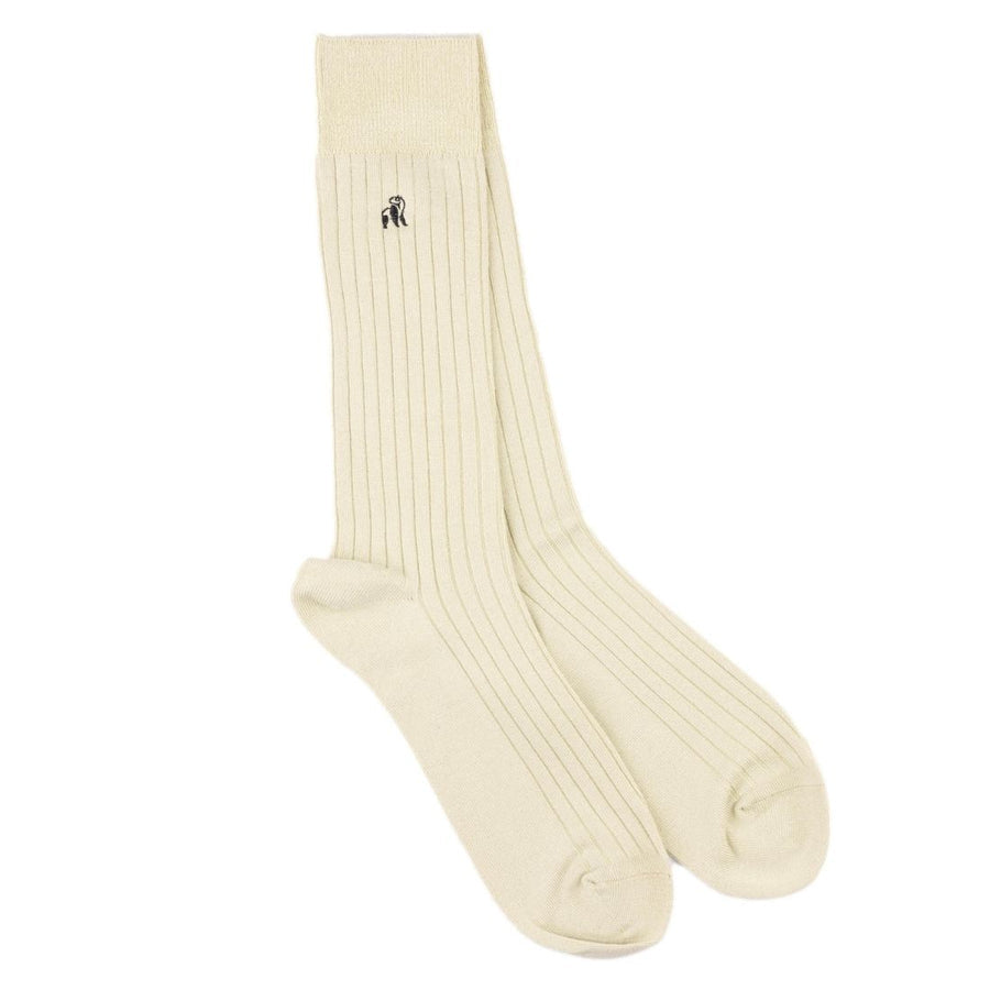 Ecru Socks by Swole Panda