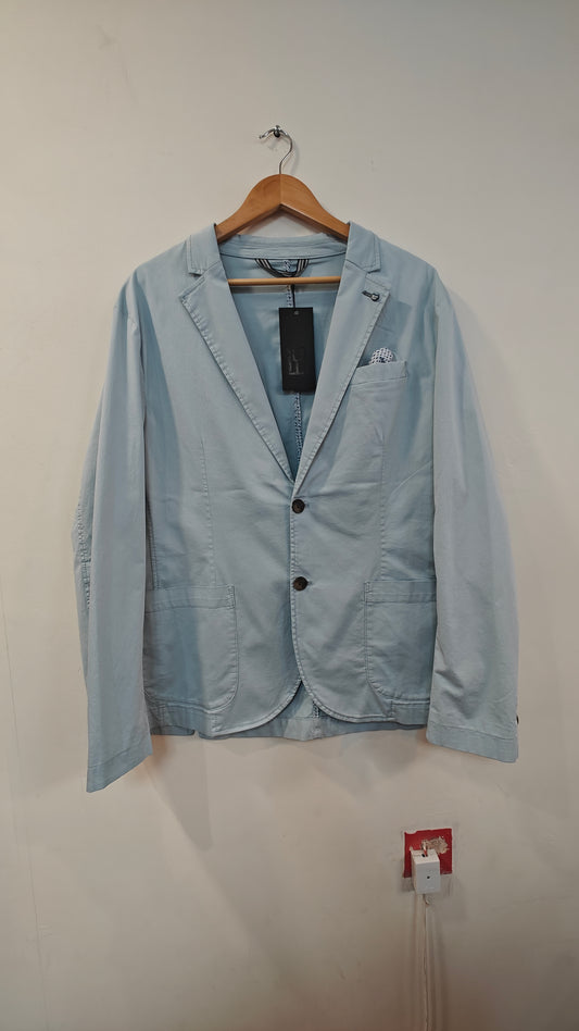 Casual shacket in powder blue by S4