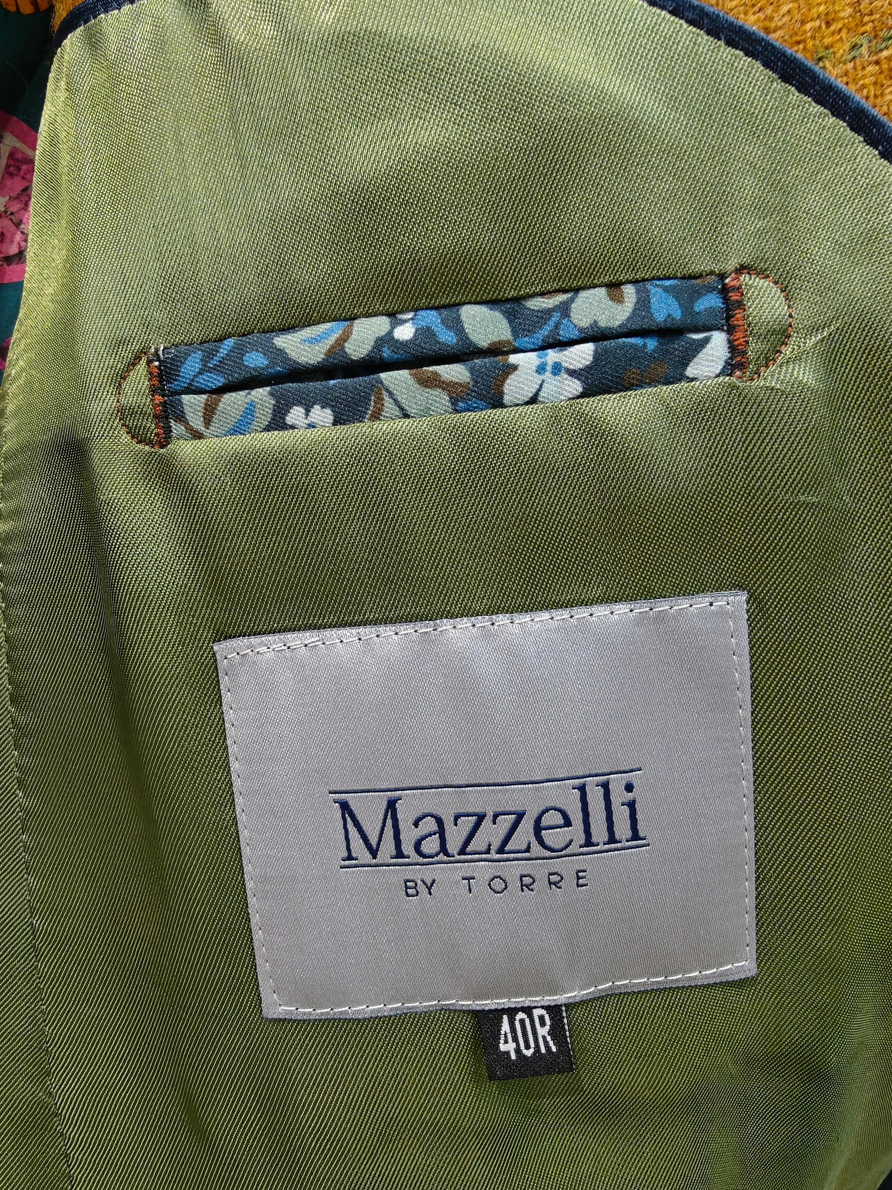 Mr Mustard tweed jacket by Mazzelli for Torre