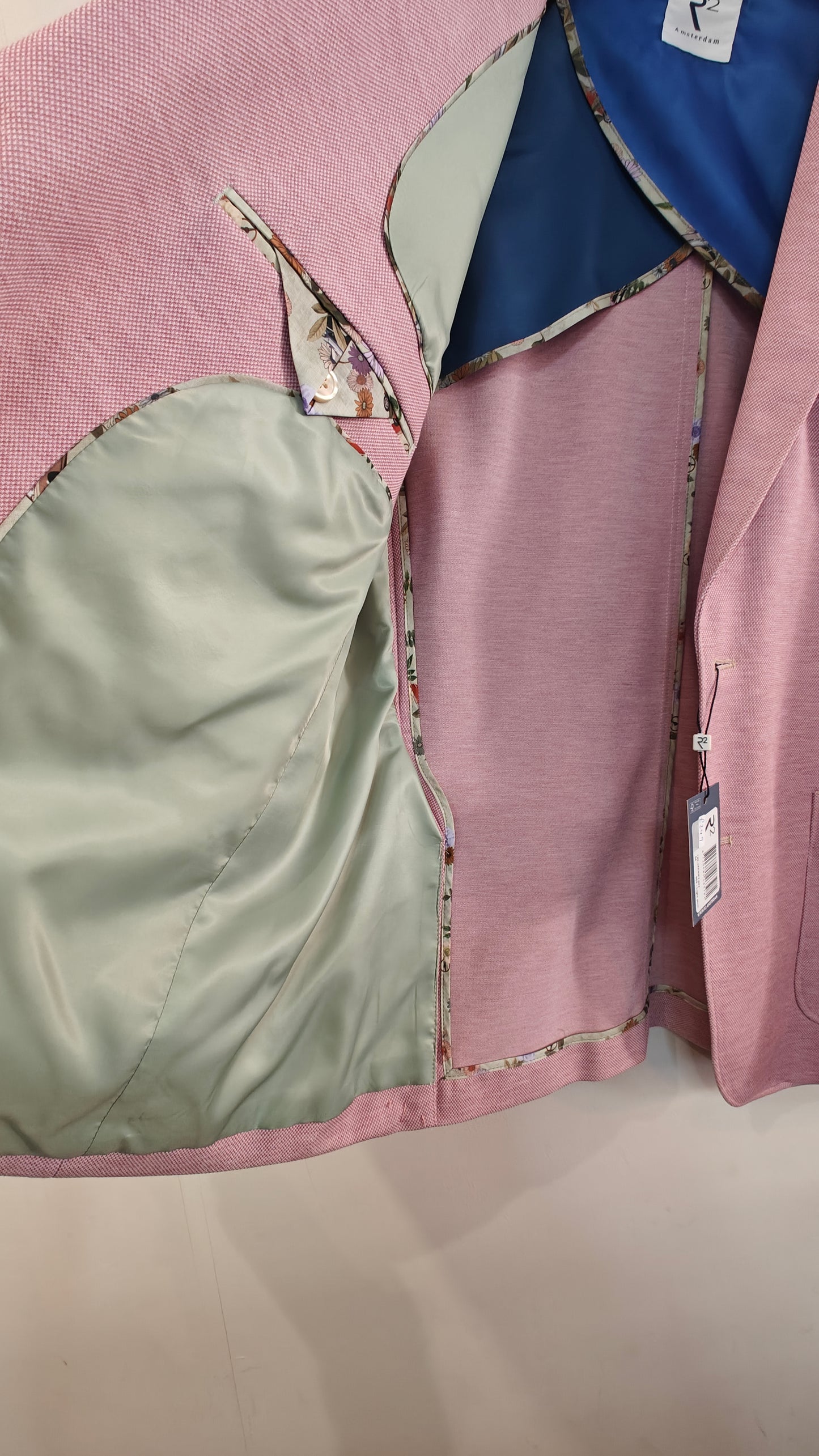 Pink jersey jacket by R2