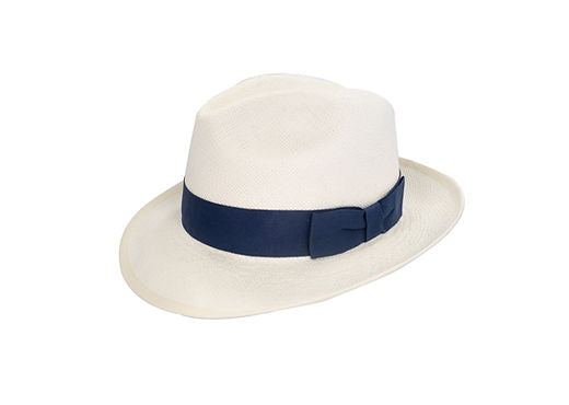 Genuine Panama with Navy Band by Denton