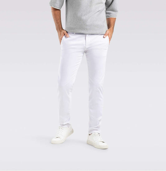 Driving Pants in White by MAC