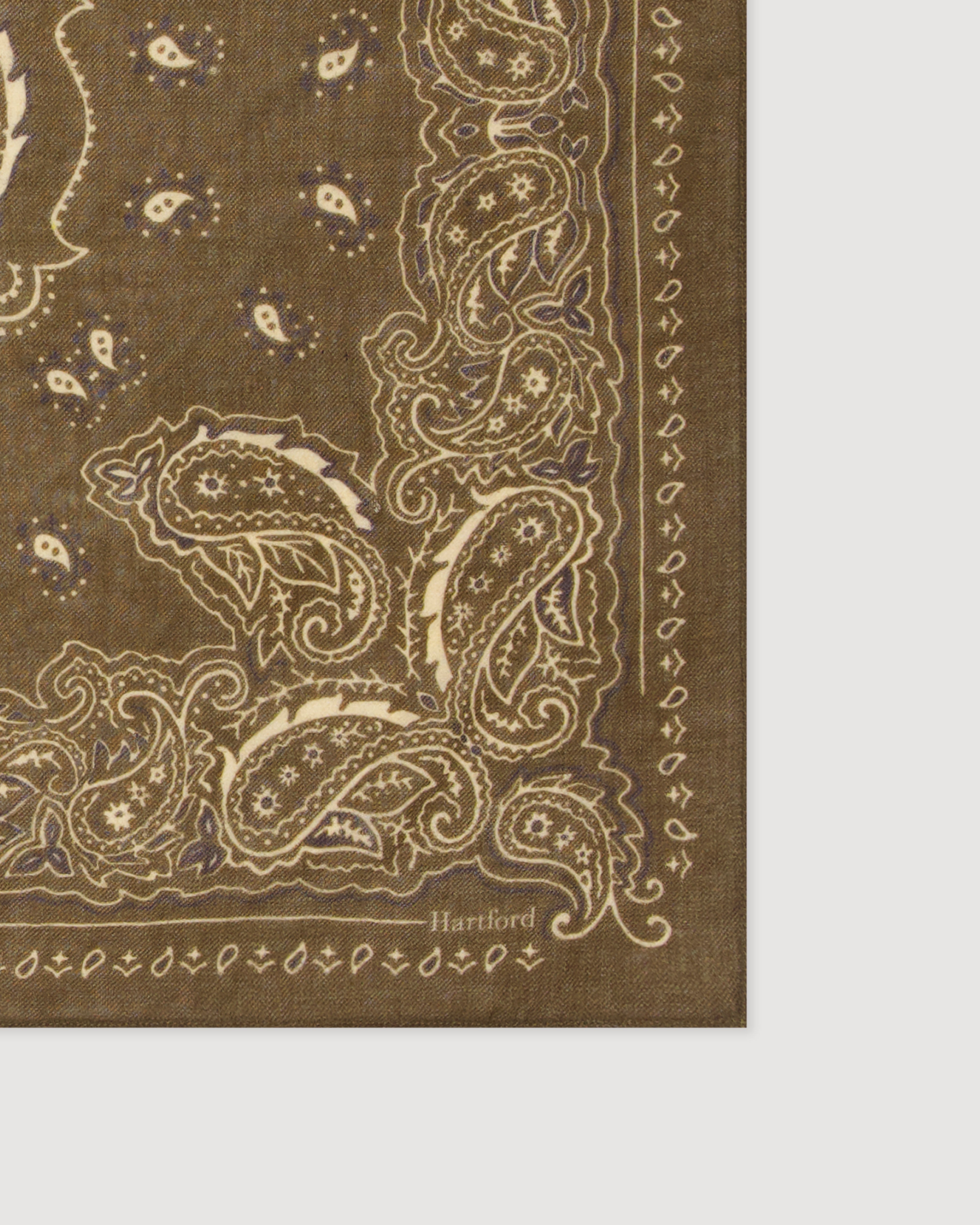 Paisley Wool Bandana by Hartford
