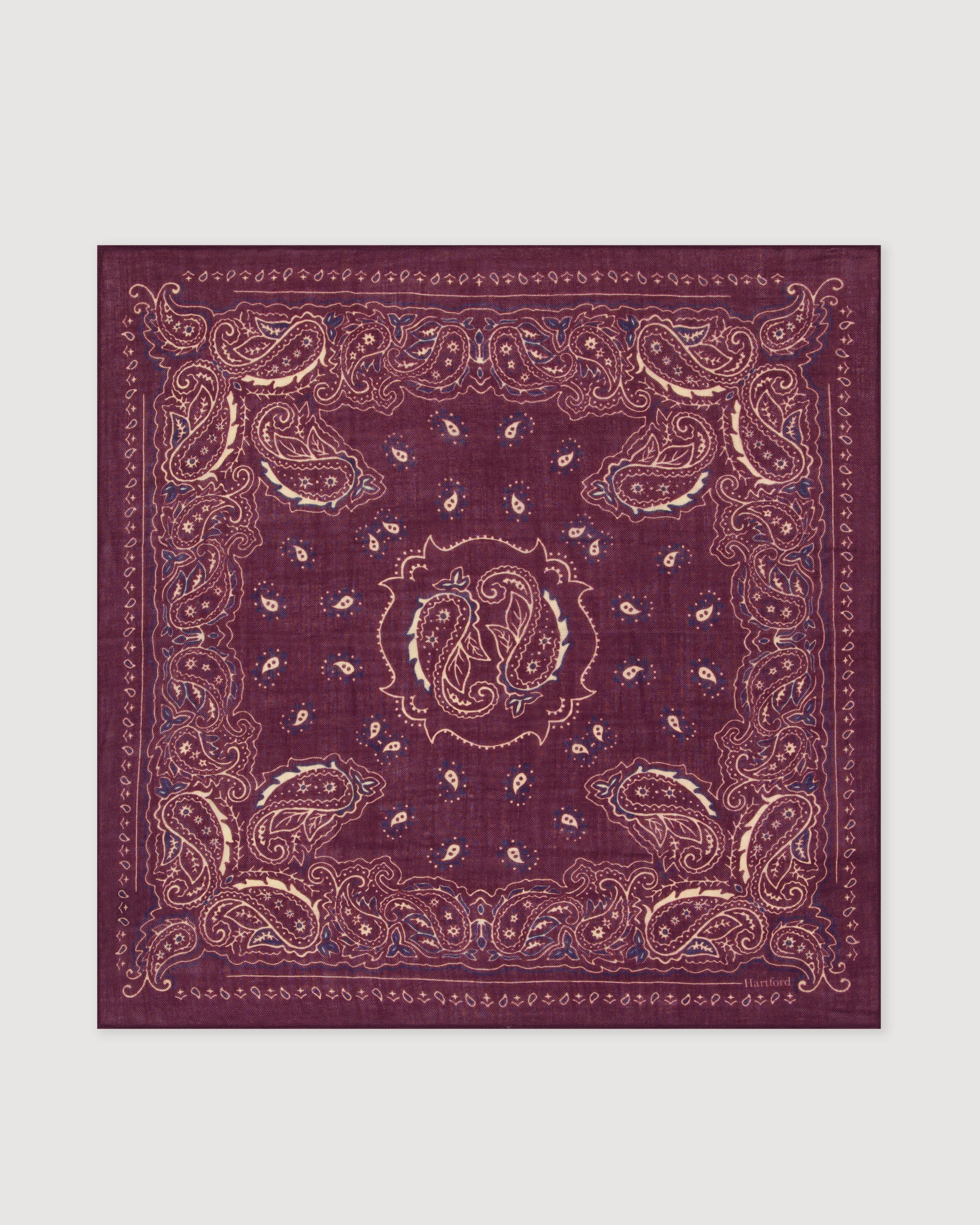 Paisley Wool Bandana by Hartford
