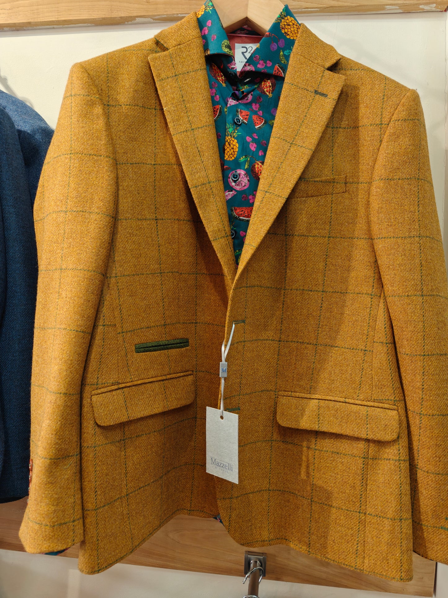 Mr Mustard tweed jacket by Mazzelli for Torre