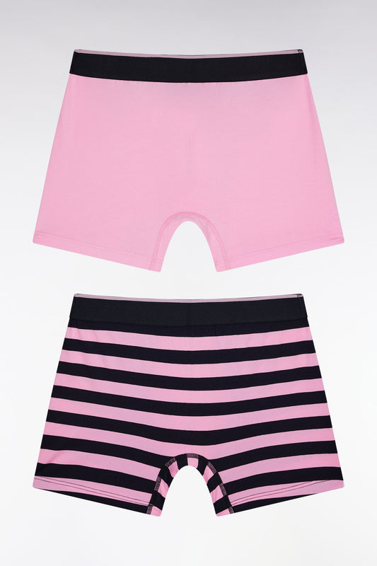 Pink and Navy Boxers by Eden Park