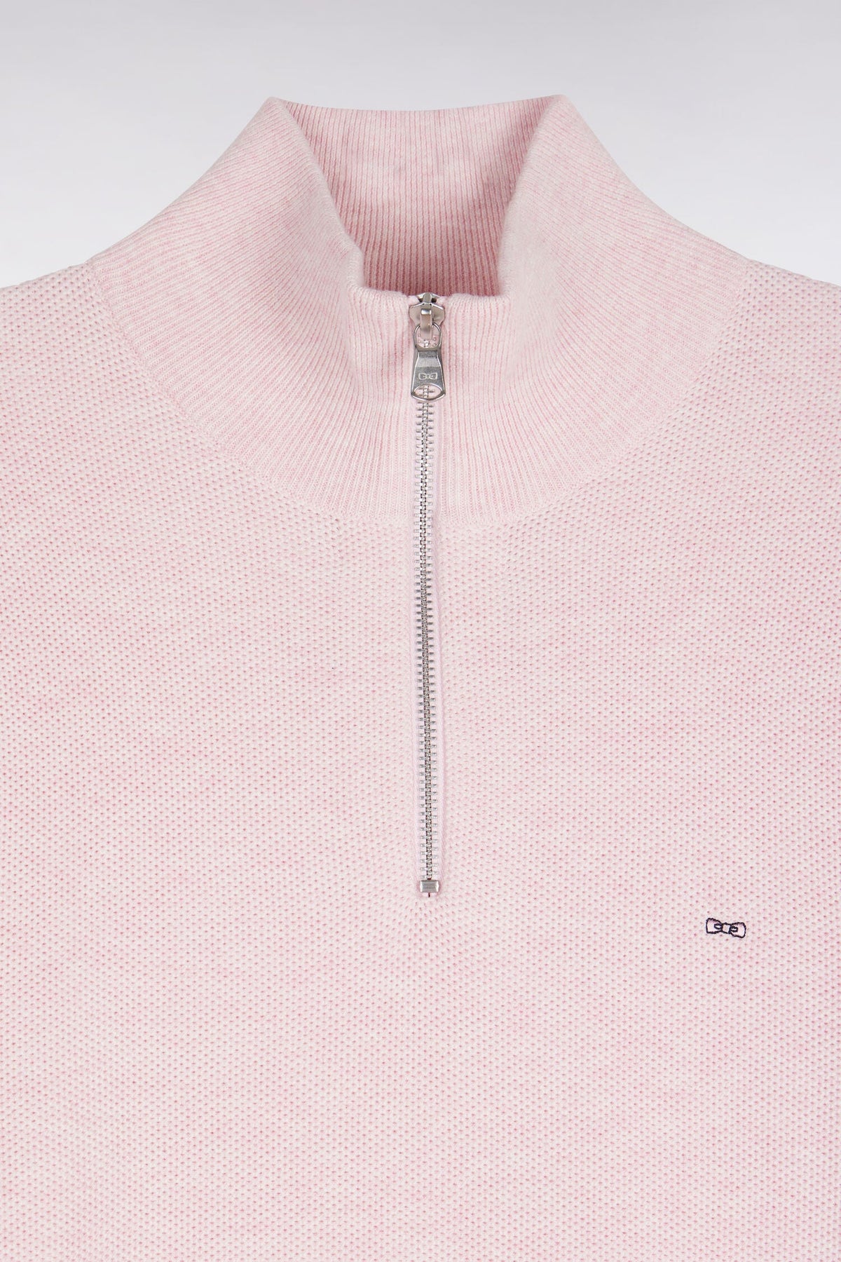 Honeycomb Quarter Zip in Pink By Eden Park