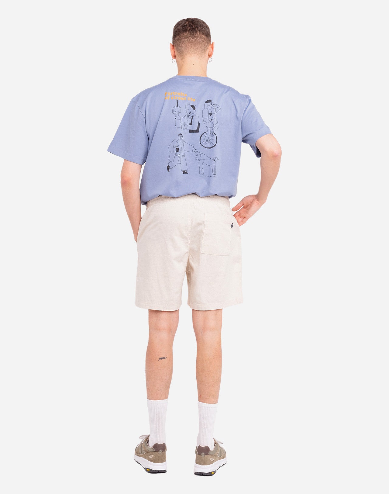 Gujo Ecru Shorts by Olow