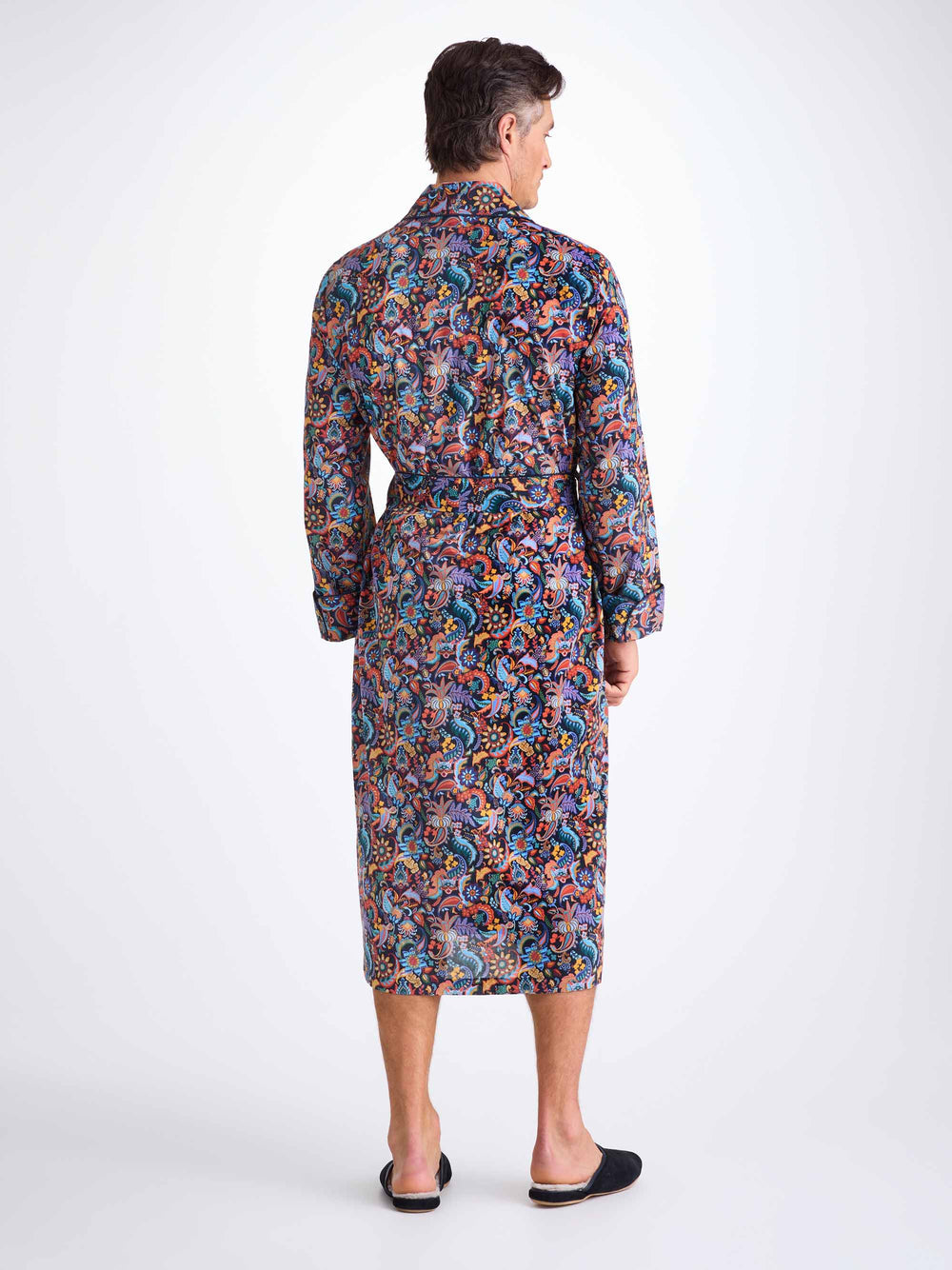Jungle print gown by Derek Rose