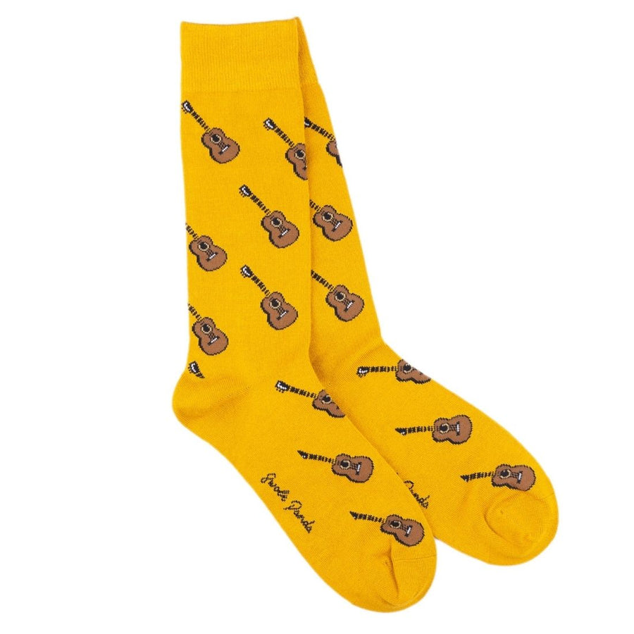 Guitar Bamboo Socks by Swole Panda