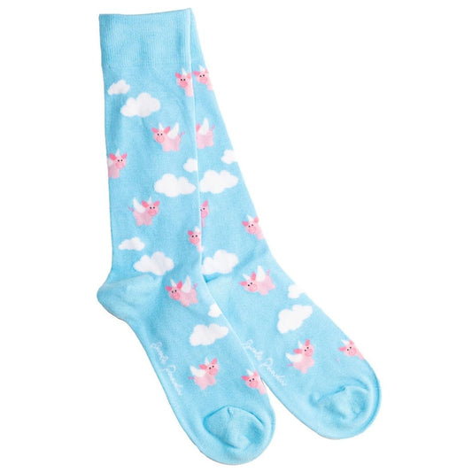 Flying pigs socks by Swole Panda