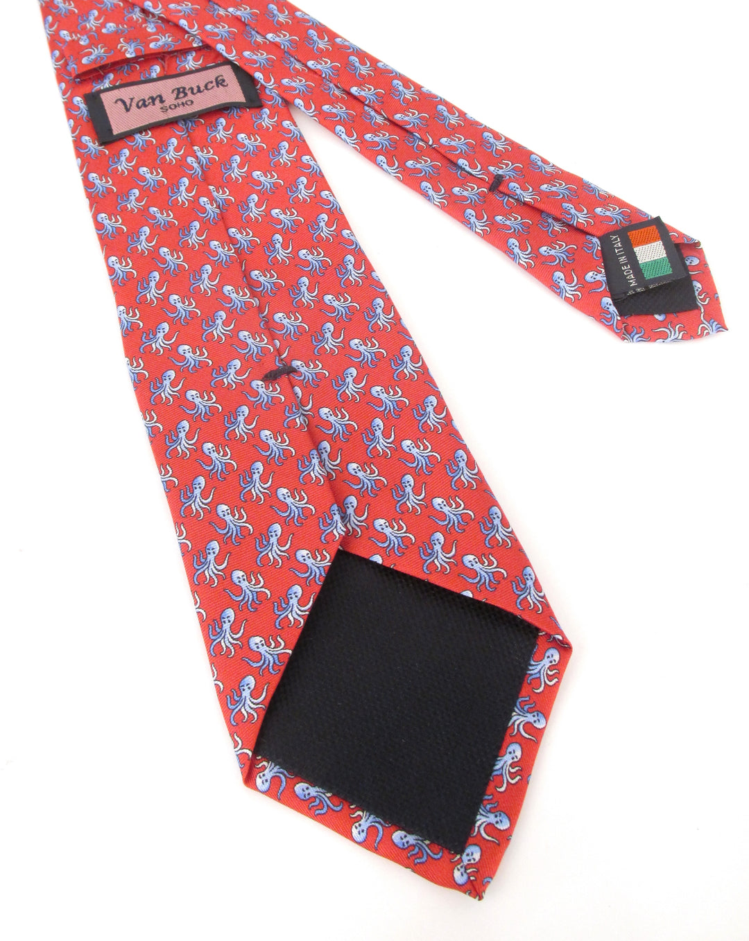 Octopus on Red by Van Buck