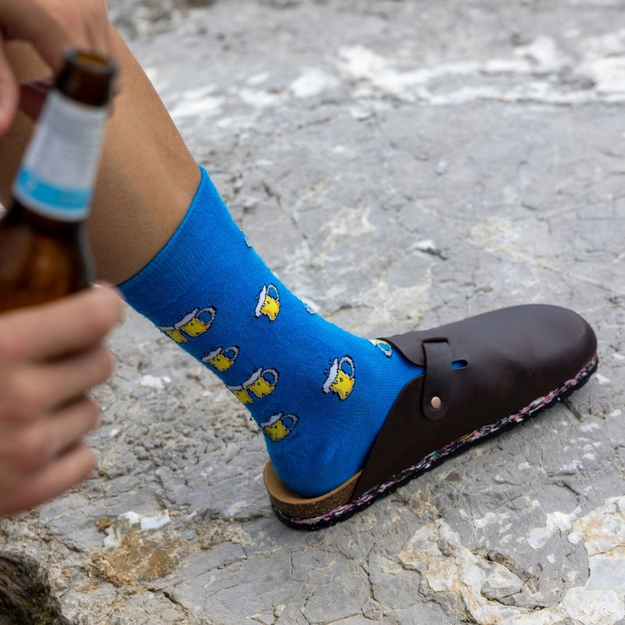 Beer Bamboo Socks by Swole Panda