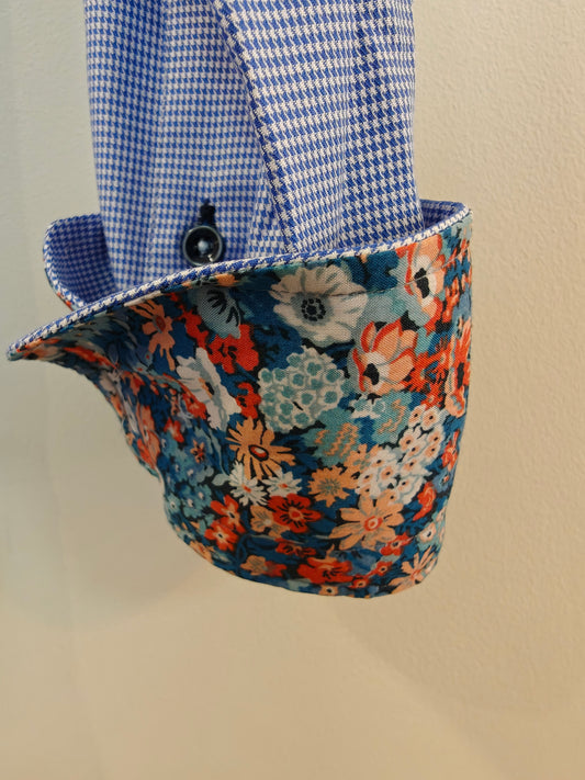 Puppytooth with Liberty fabric trimmings by R2