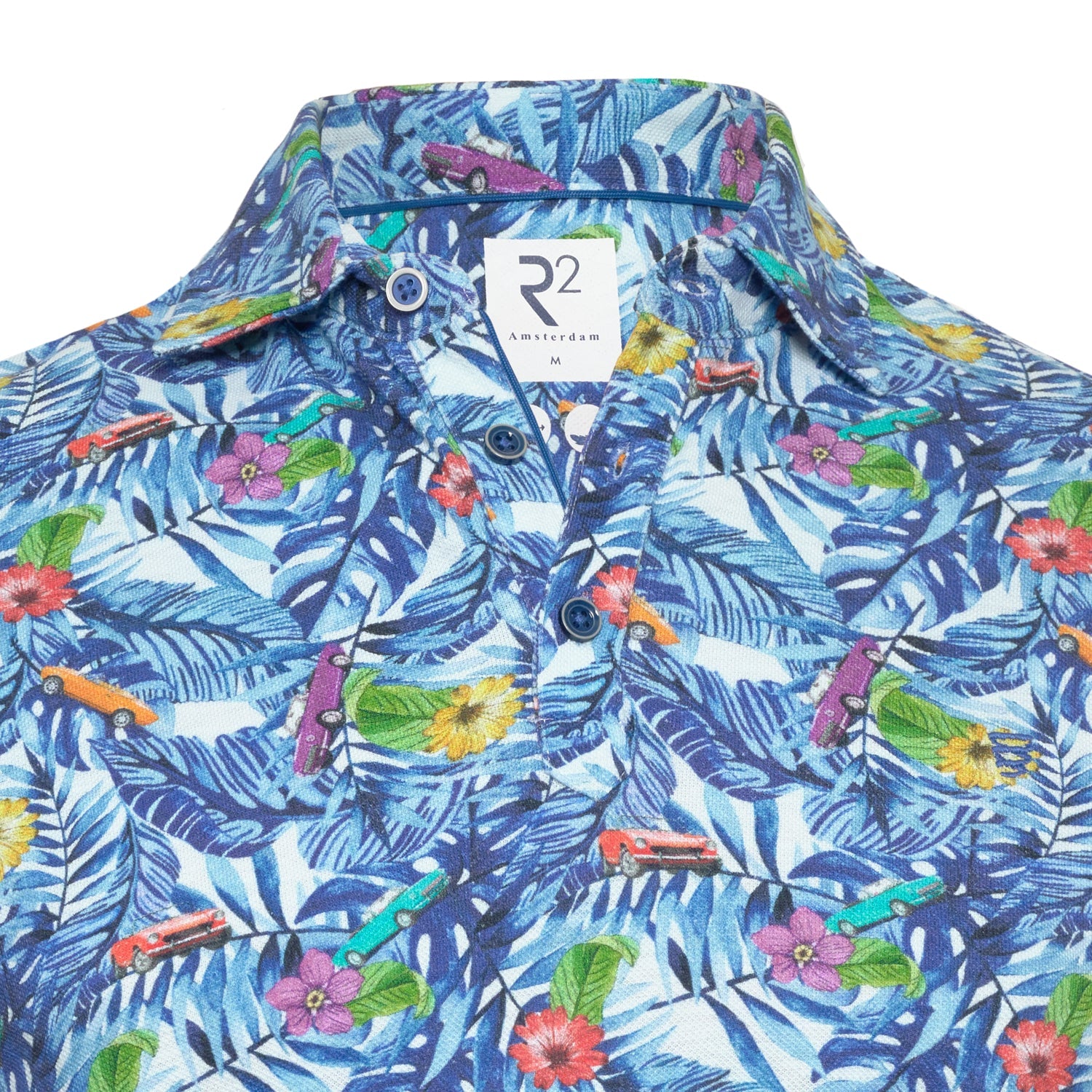 Cars & flowers polo by R2