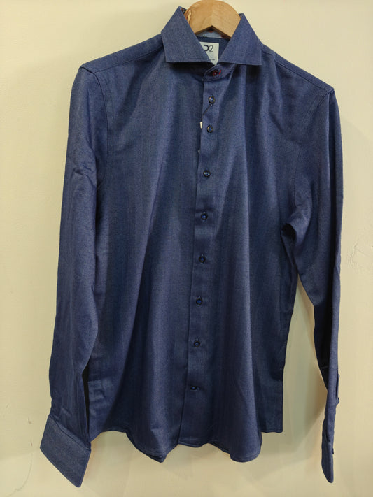 Cobalt brushed Cotton mix by R2